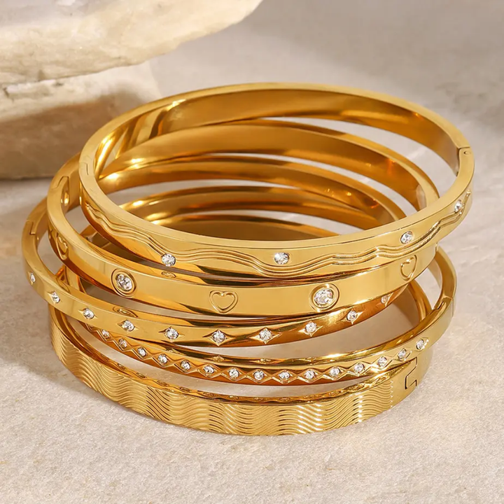Golden Elegance - Bangle