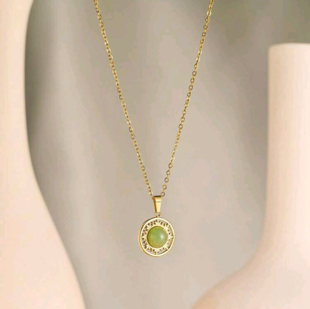 The Green Flake - Necklace
