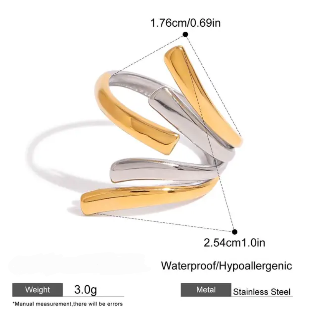 Beirut  Flutter Ring (Gold &amp; Silver)