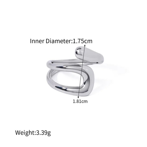 Tulum Wrap Ring (Silver)