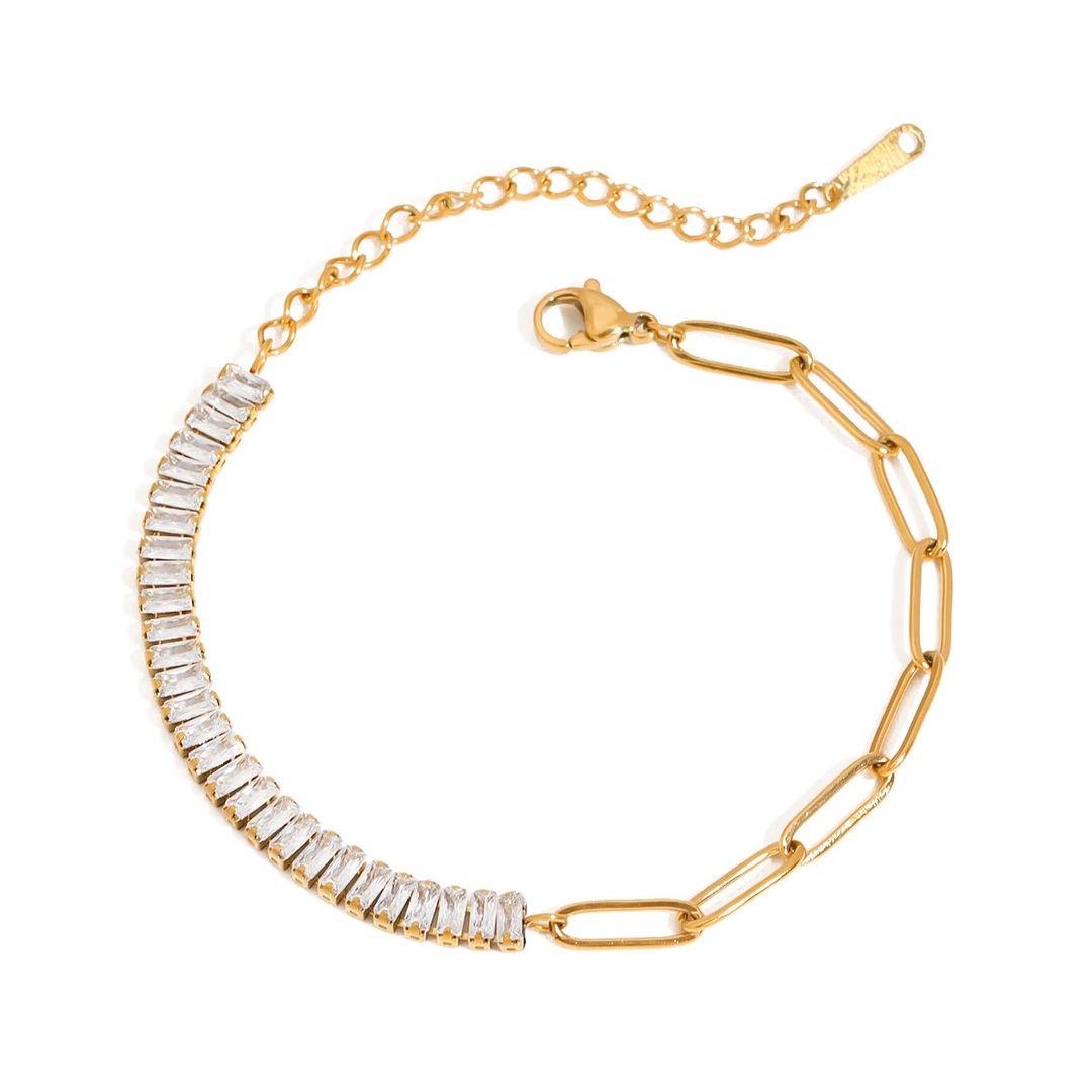 Amman Tennis Paper Clip Bracelet