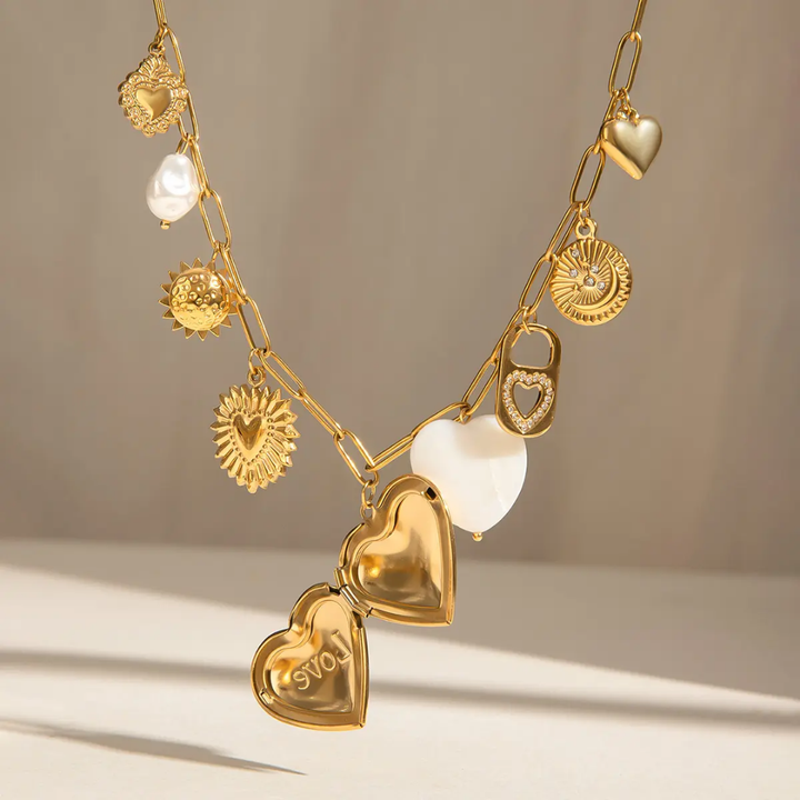 Lock to My Heart - Charm Necklace