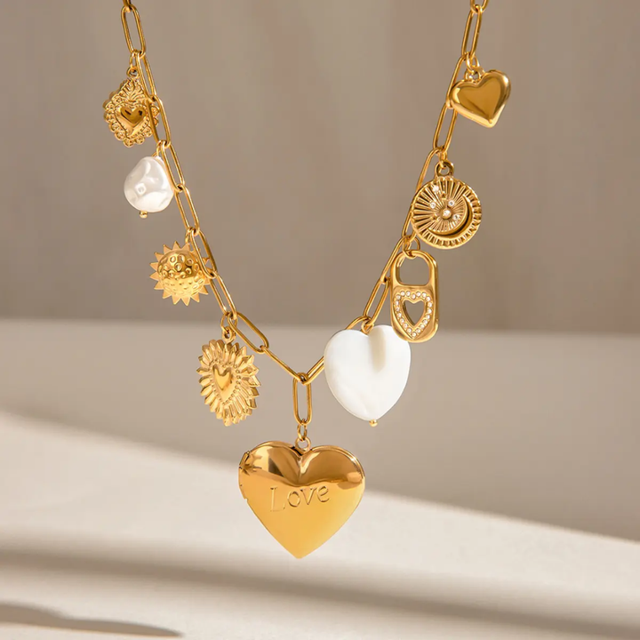 Lock to My Heart - Charm Necklace