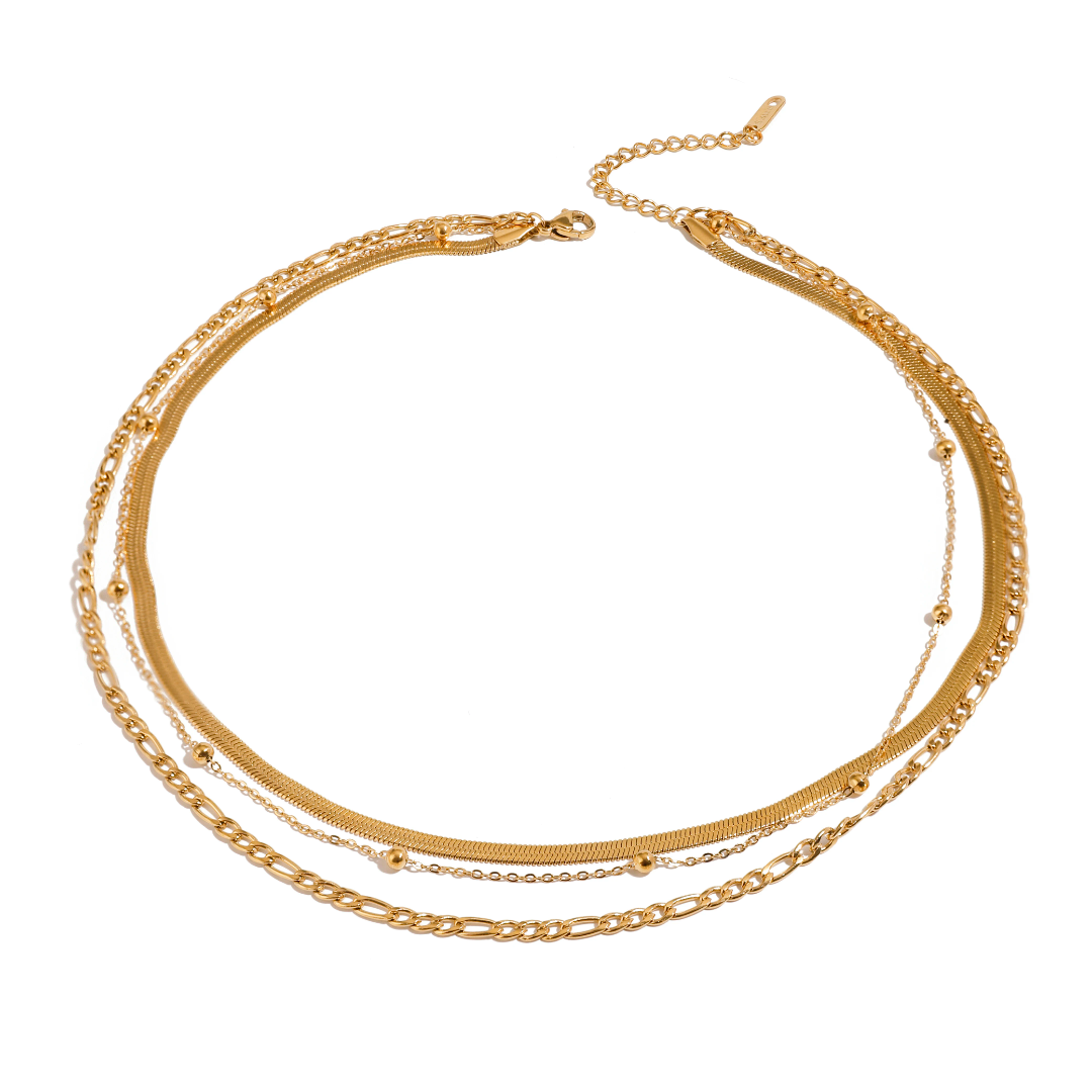 Trio Beads - 3 Layers Necklace