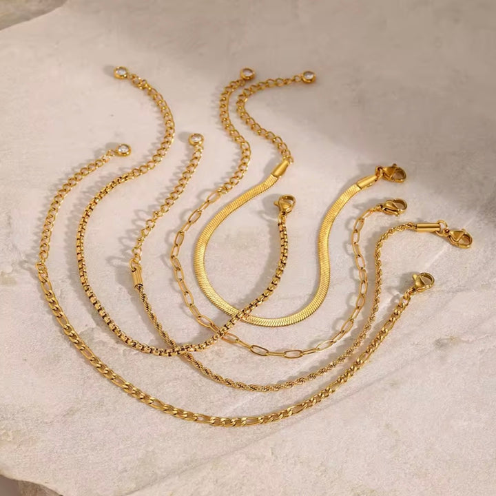 Elegant - Set of 5 Bracelets