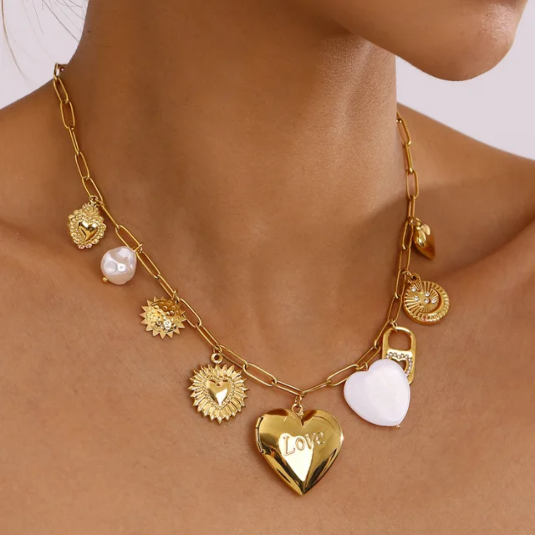 Lock to My Heart - Charm Necklace