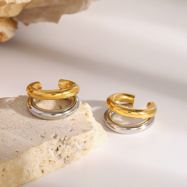 Santorini Earcuffs (Gold &amp; Silver)