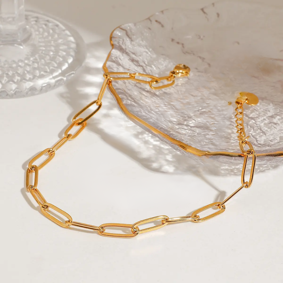 Paper Clip - Anklet