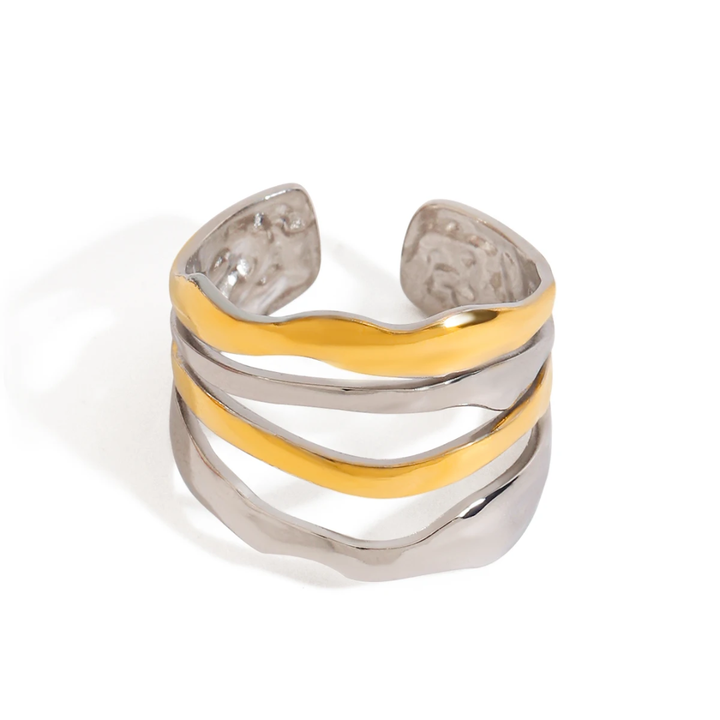 Layered - Gold & Silver Ring