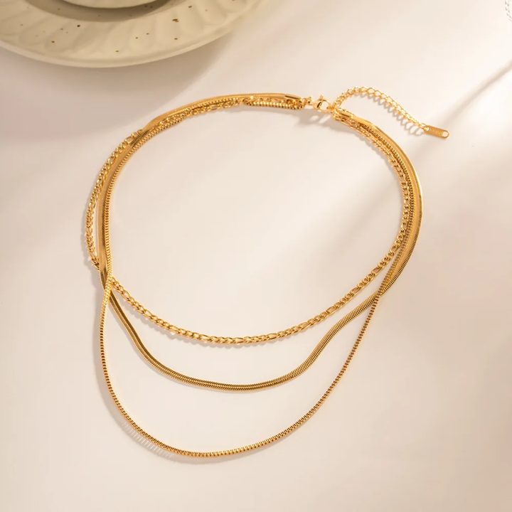 Elegant Shine - 3 Layers Necklace