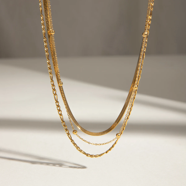 Trio Beads - 3 Layers Necklace