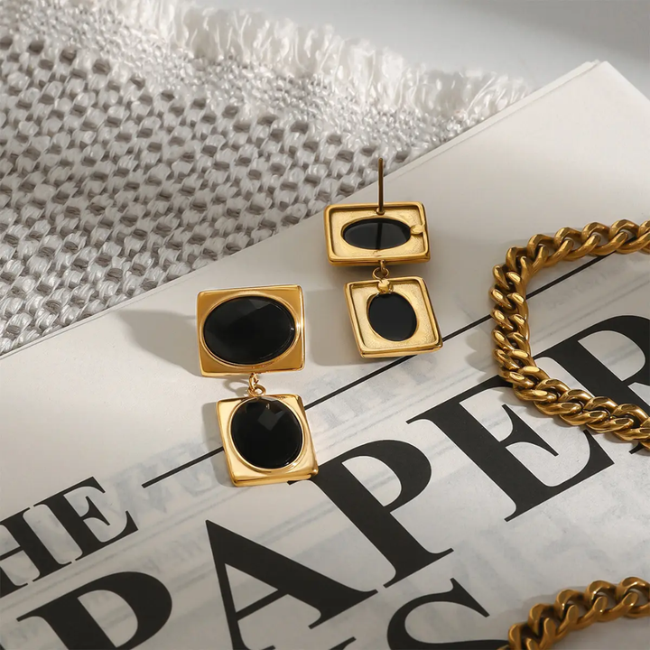 Black Elegance - Earrings