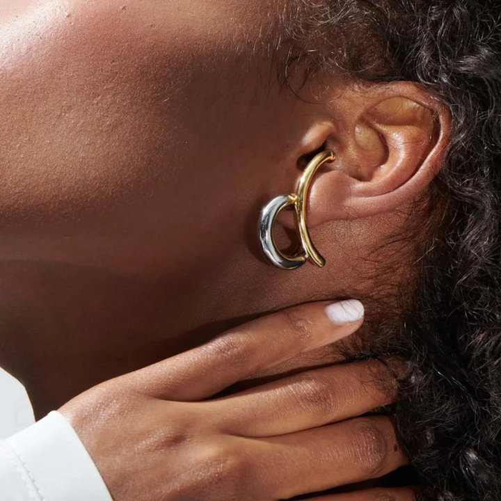 Paris Love Knot Earrings (Gold &amp; Silver)