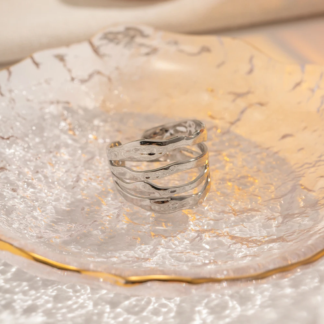 Layered - Silver Ring