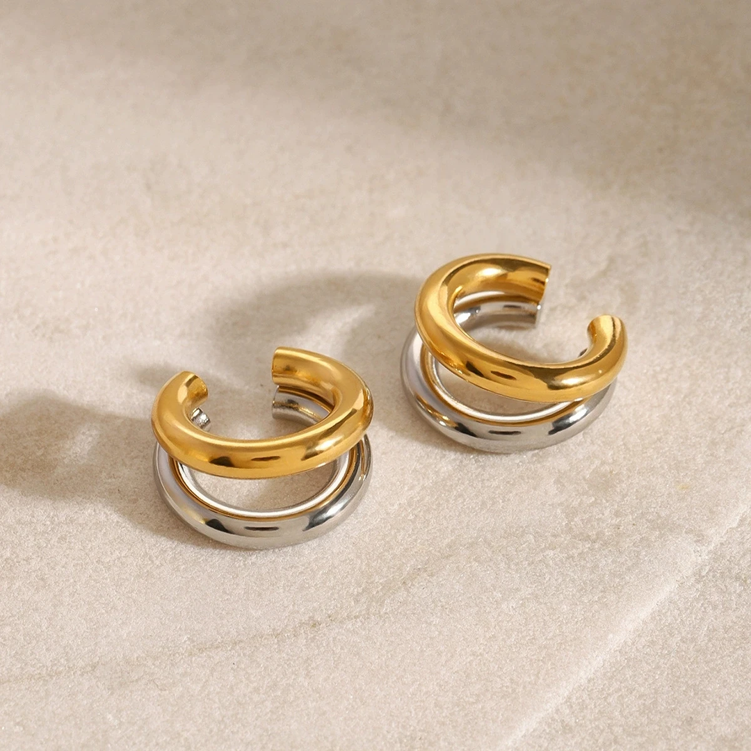 Santorini Earcuffs (Gold &amp; Silver)