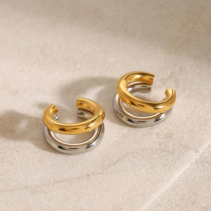 Santorini Earcuffs (Gold &amp; Silver)