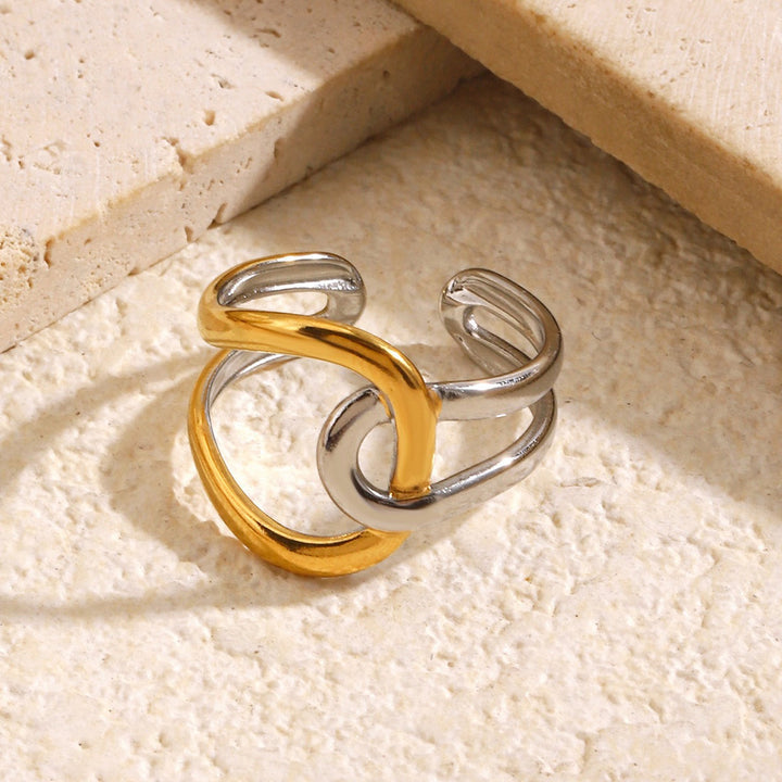 Paris Love Knot Ring (Gold &amp; Silver)