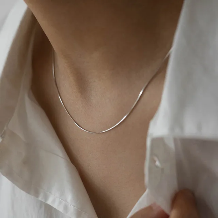 Simplicity - Set of 2 Silver Necklaces