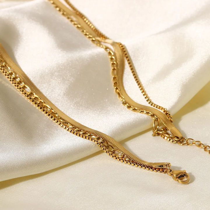 Elegant Shine - 3 Layers Necklace