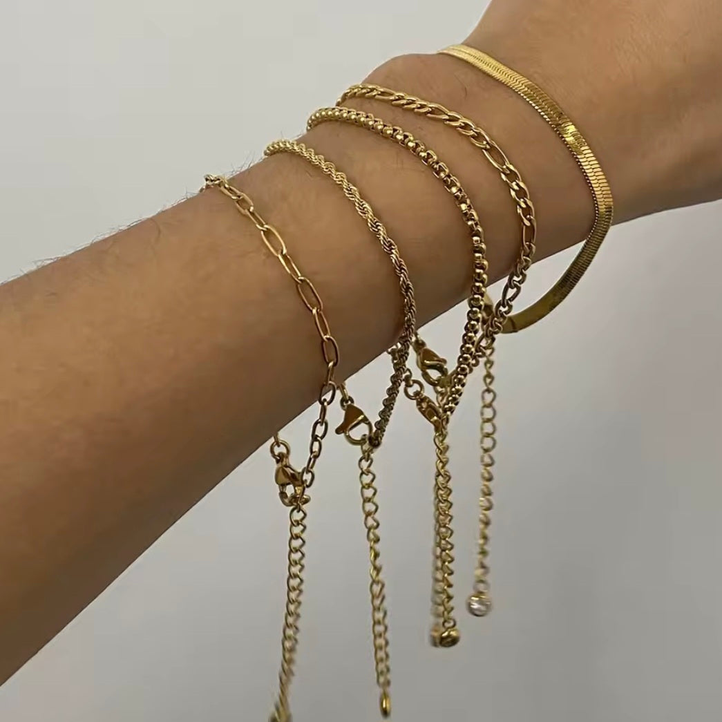 Elegant - Set of 5 Bracelets