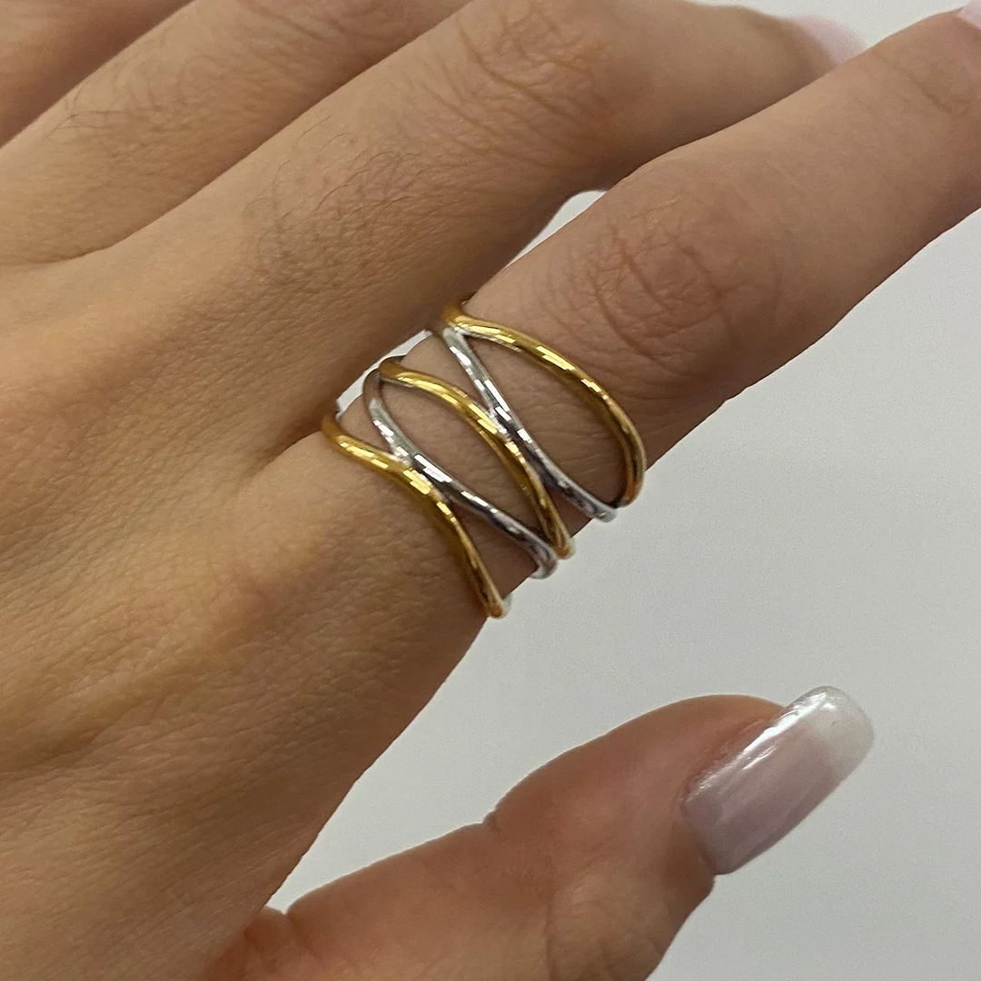 Marina Nest Ring (Gold &amp; Silver)