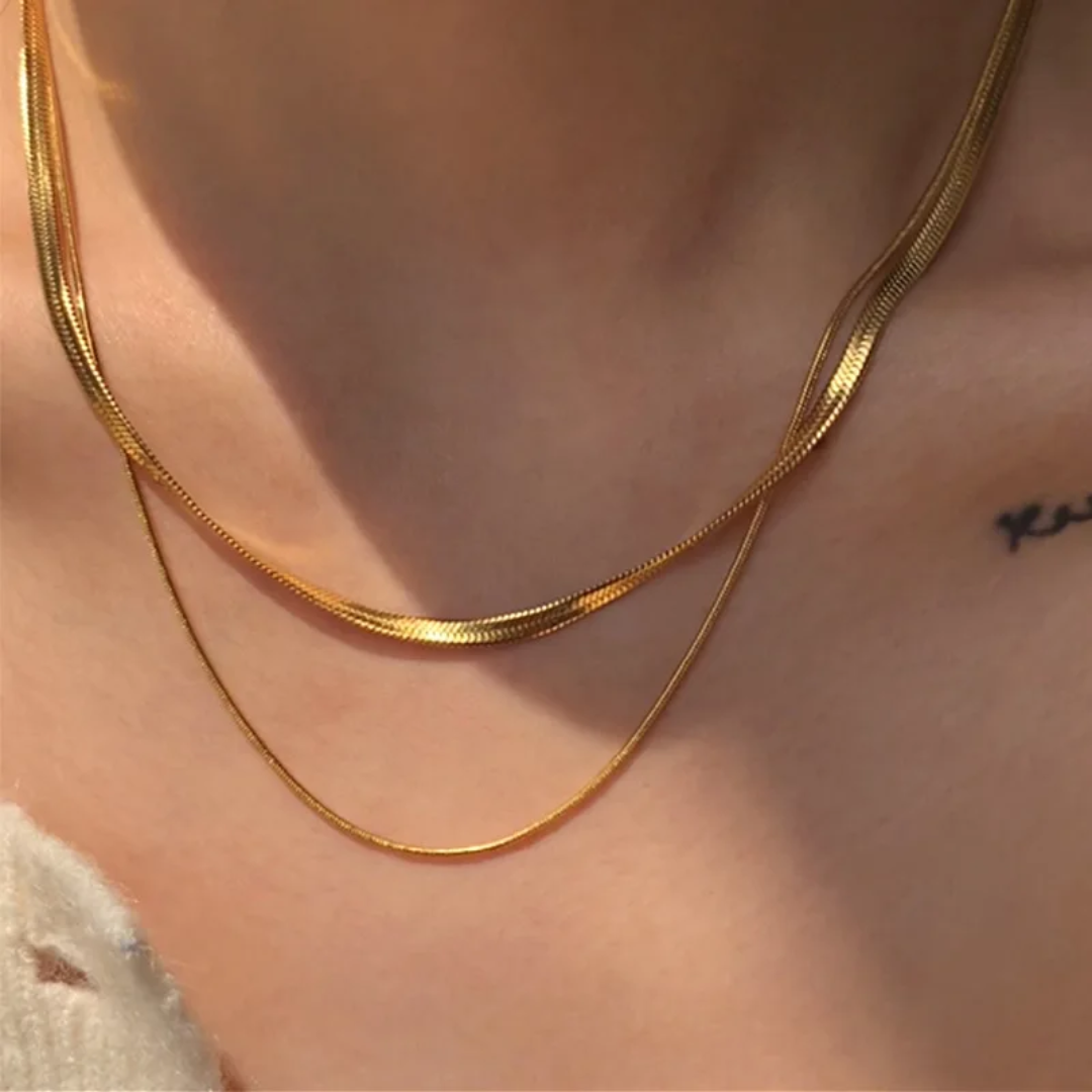 Simplicity - 2 Layers Necklace
