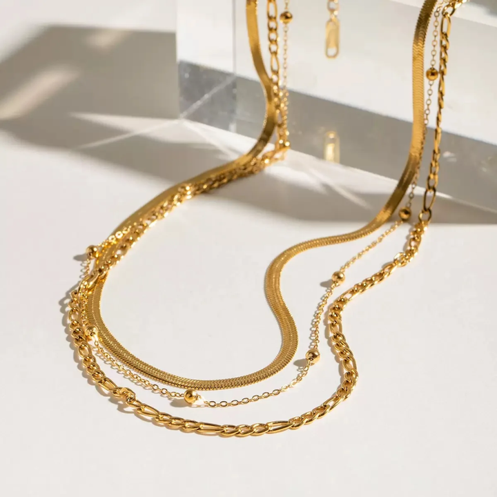 Trio Beads - 3 Layers Necklace