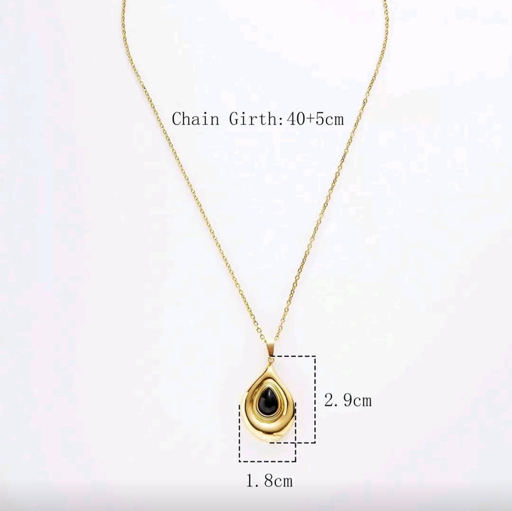 The Black Drop - Necklace