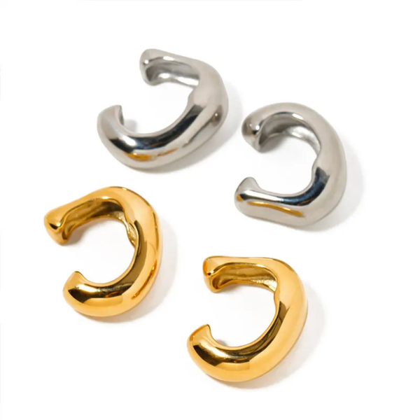 Petra Hammered Earcuffs