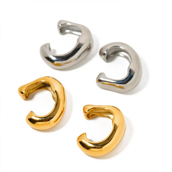 Petra Hammered Earcuffs