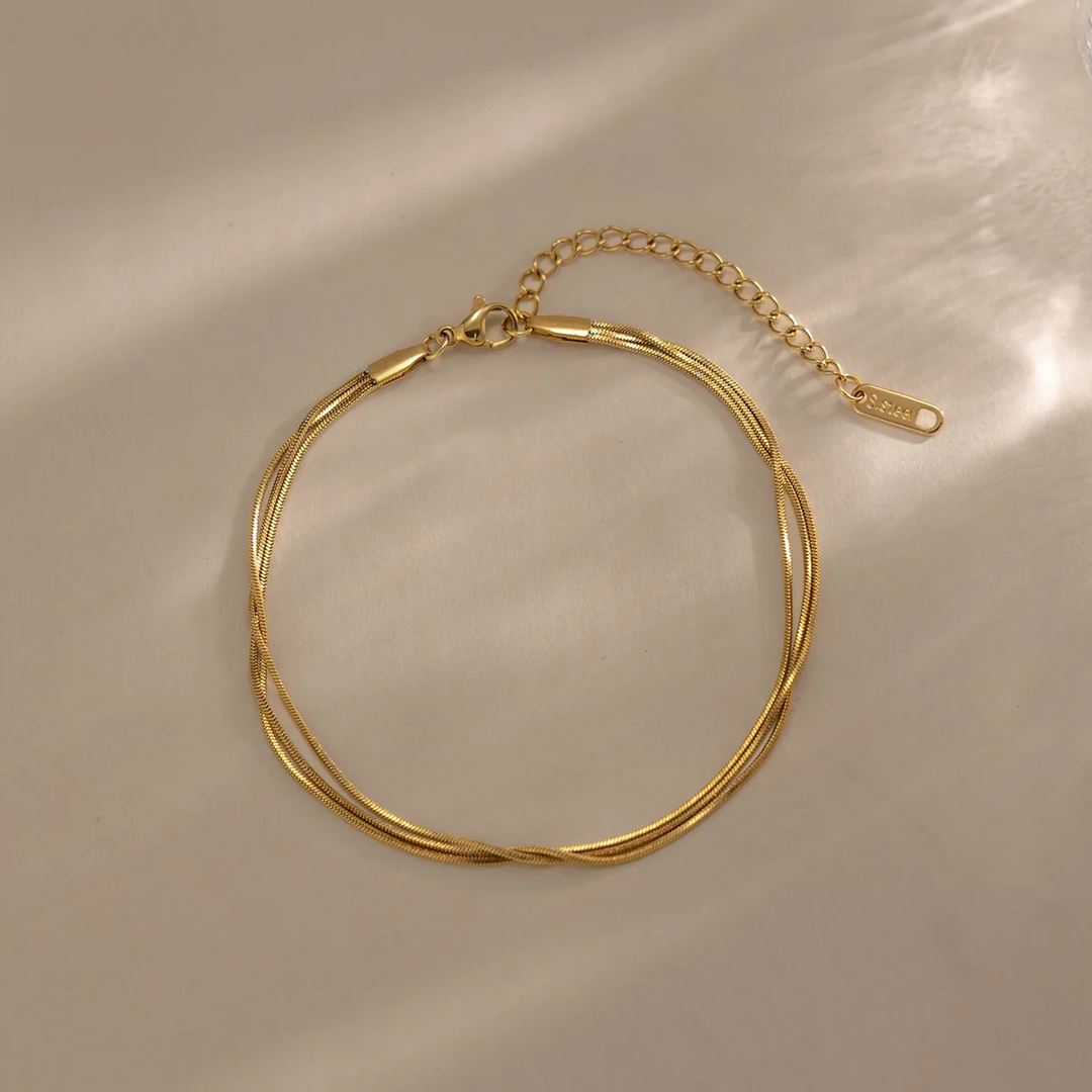 Santorini Layered Anklet