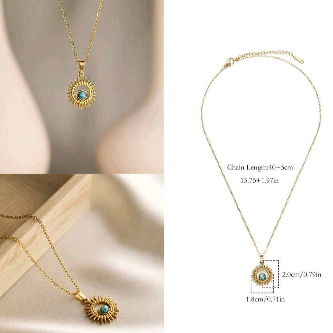 The Blue Sun - Necklace
