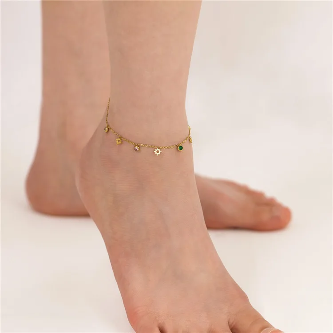 Colorful Sunshine- Anklet
