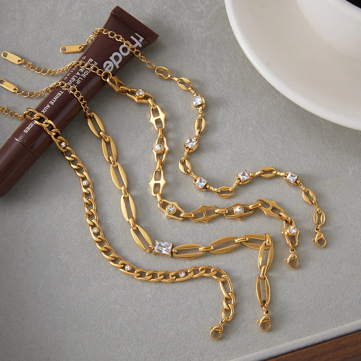 Amara Studded Chain Bracelet
