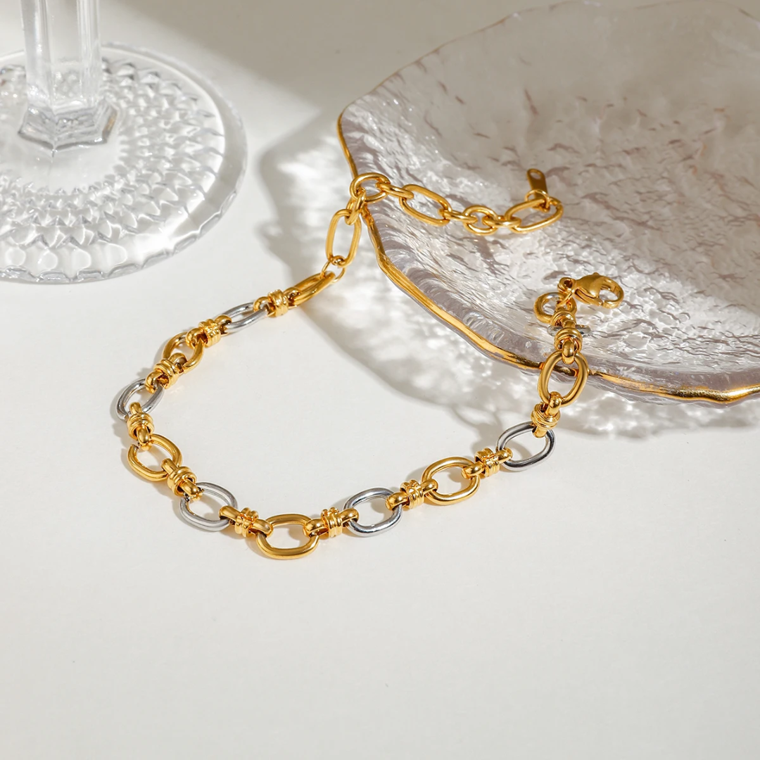 The Duo - Gold and Silver Bracelet