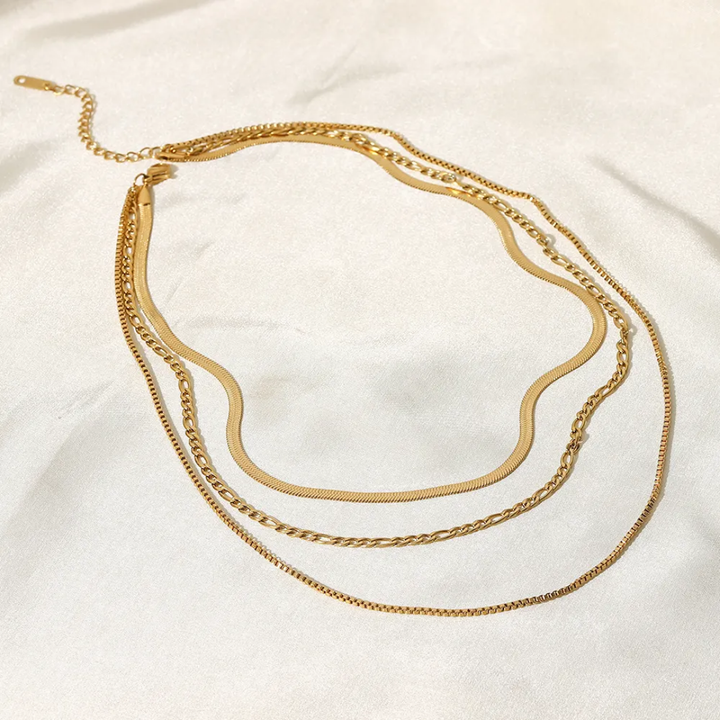 Elegant Shine - 3 Layers Necklace