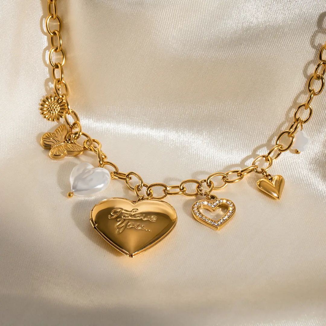 I Love You - Charm Necklace