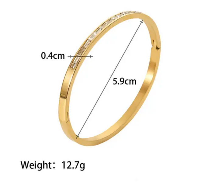 White Shimmer - Bangle