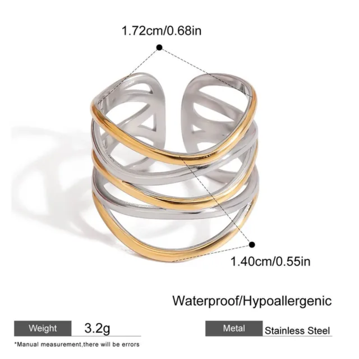 Marina Nest Ring (Gold &amp; Silver)