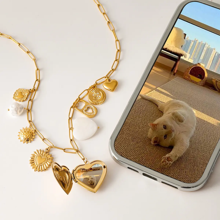 Lock to My Heart - Charm Necklace
