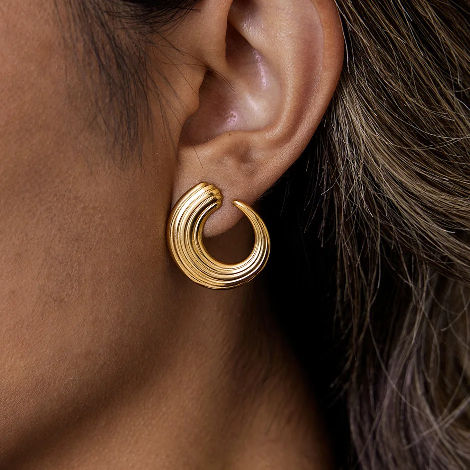 Batroun Swirl Earrings