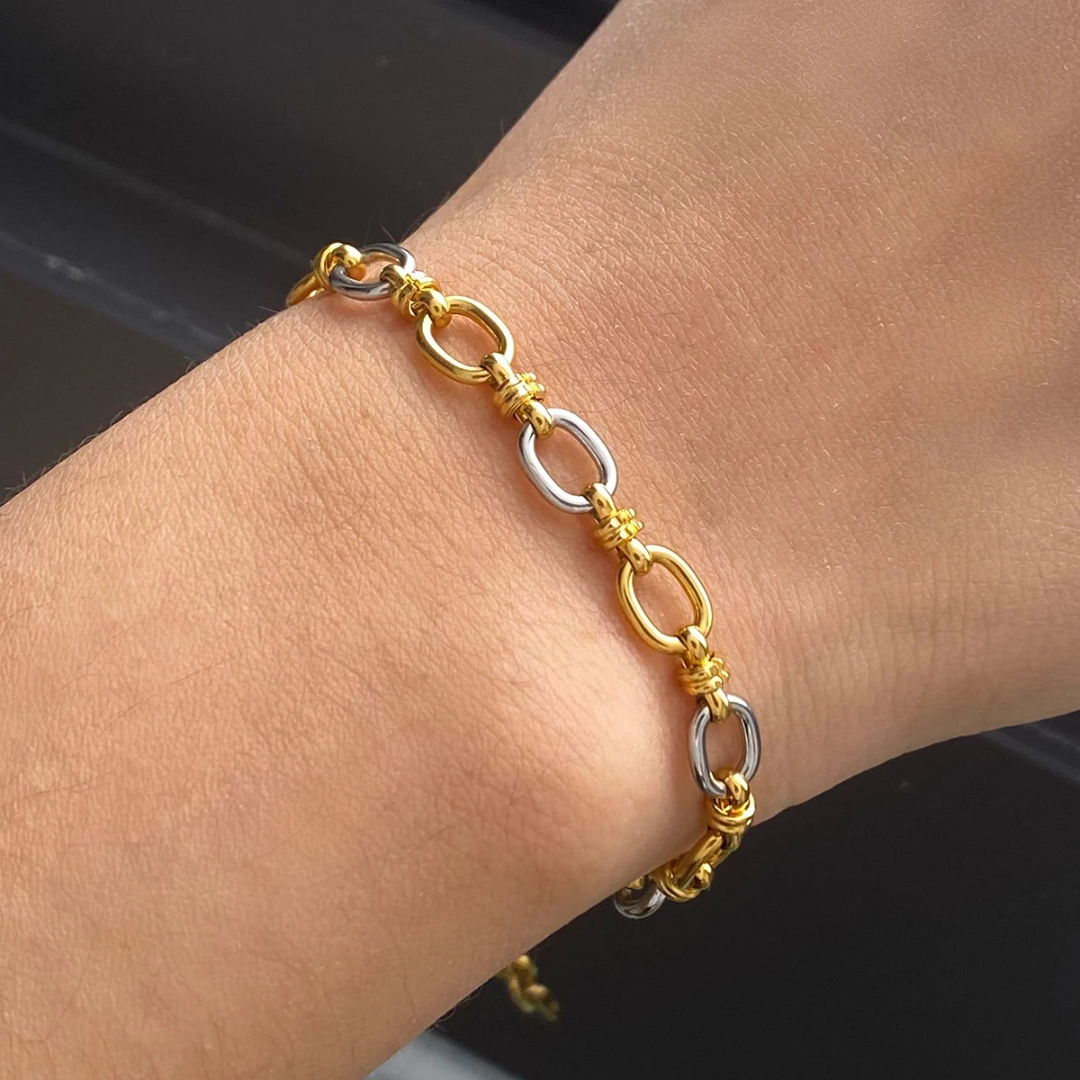 The Duo - Gold and Silver Bracelet