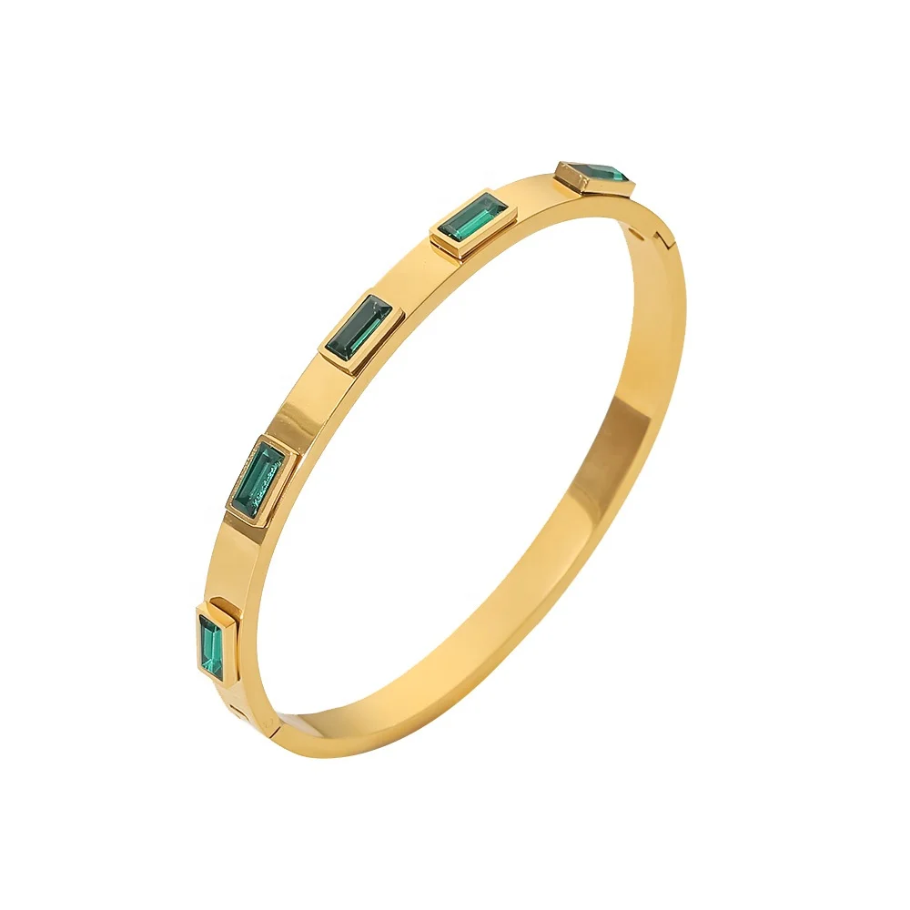 Seattle Emerald Bangle
