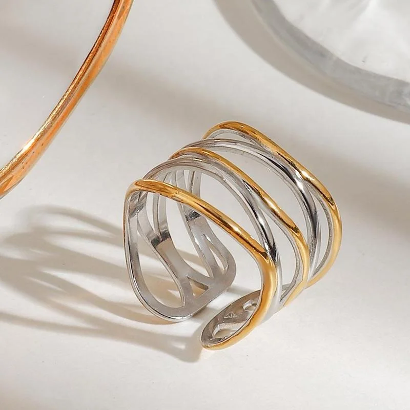 Marina Nest Ring (Gold &amp; Silver)
