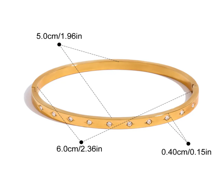 Golden Elegance - Bangle