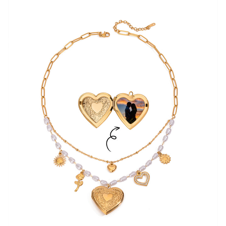 For the Love of Flowers - Charm Necklace