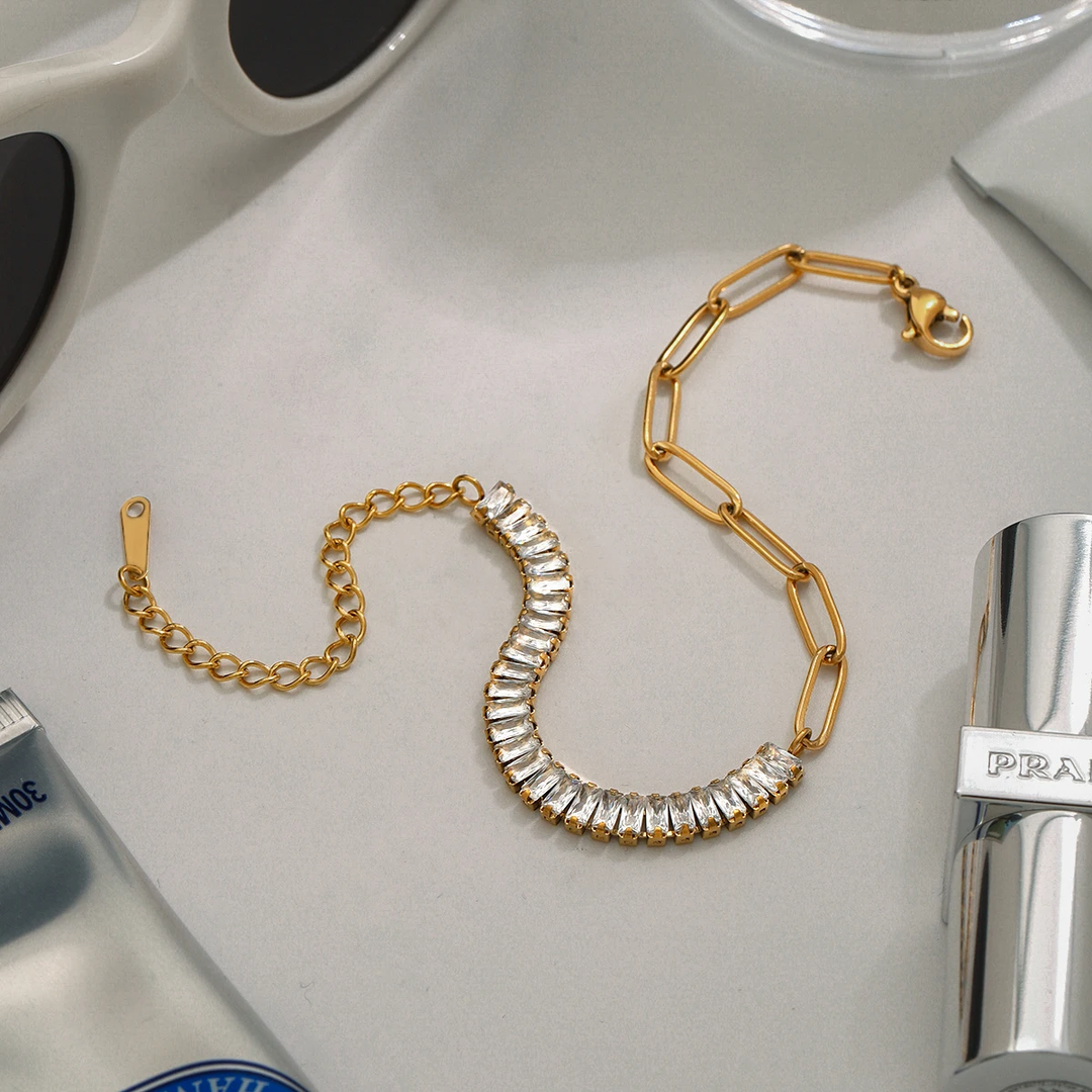 Amman Tennis Paper Clip Bracelet