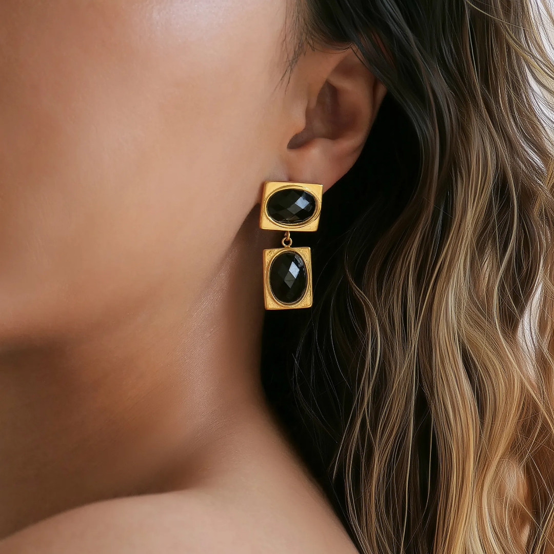 Black Elegance - Earrings