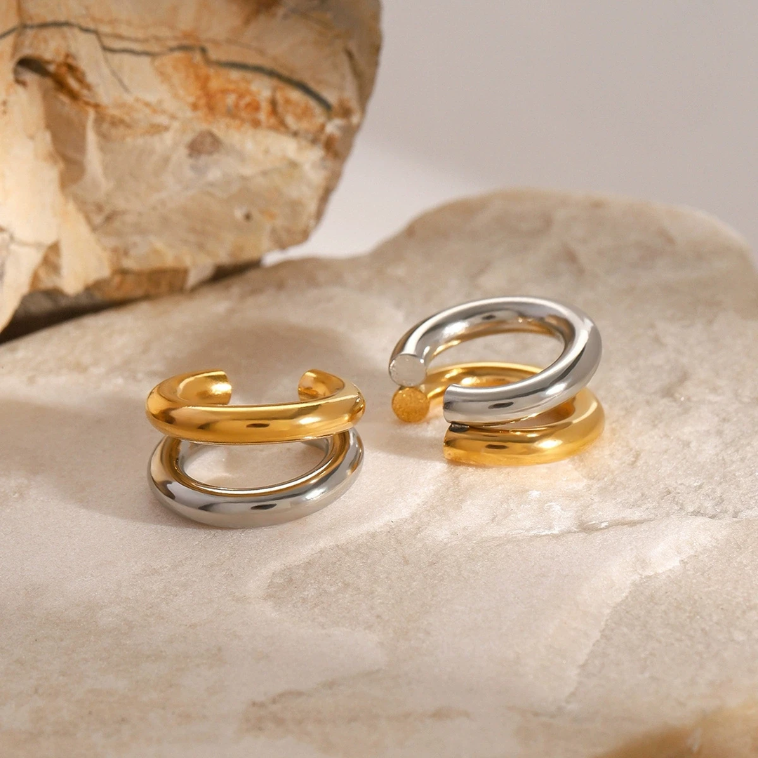 Santorini Earcuffs (Gold &amp; Silver)