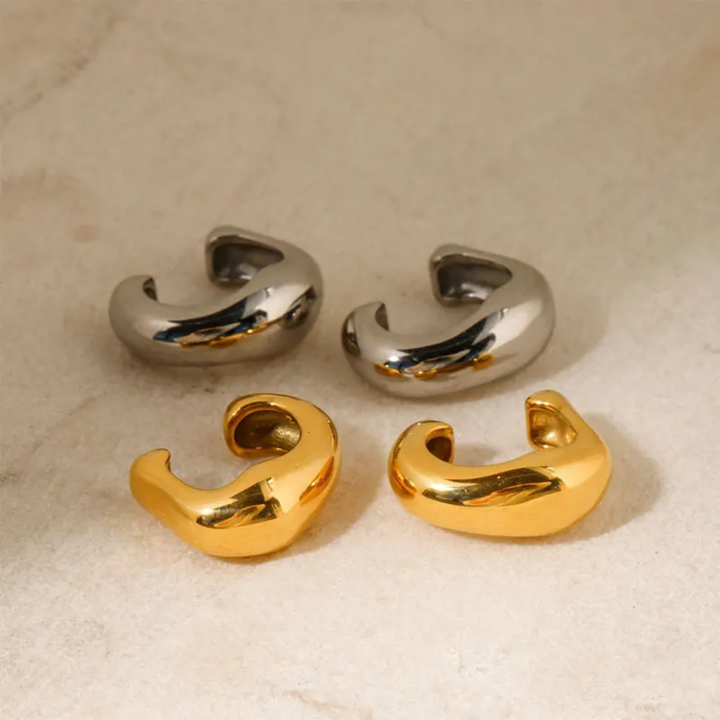Petra Hammered Earcuffs